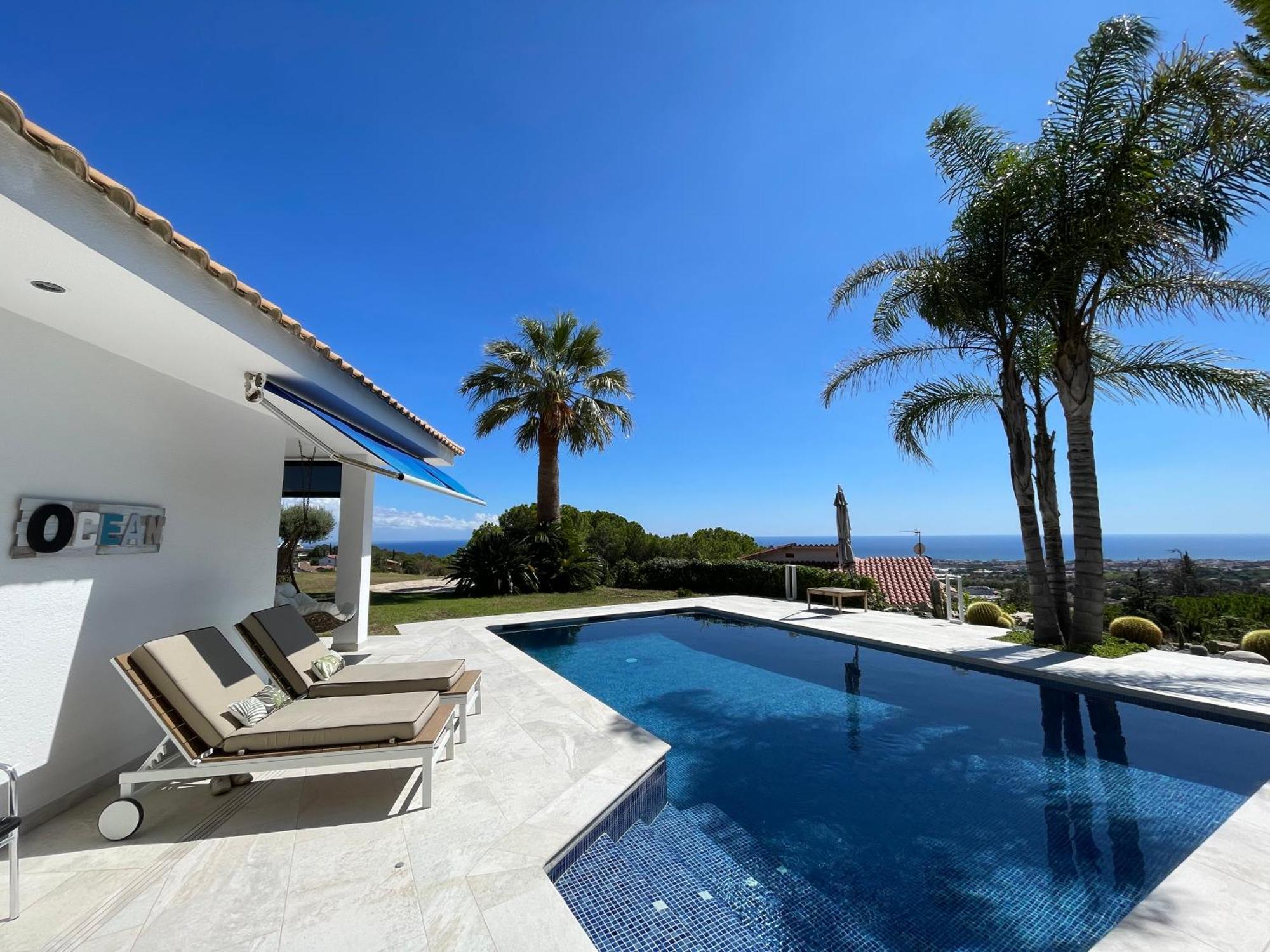 Vilassar De Dalt Palm Maresme - Suite With Bathroom And Terrasse With Ocean Views In A Private Villa מראה חיצוני תמונה